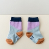 Nice Socks Baby-Kindersocken diagonal petrol