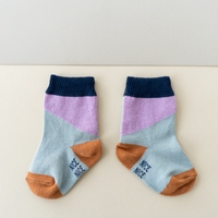 Nice Socks Baby-Kindersocken diagonal petrol