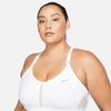 Nike Indy Women&0s Padded V-Neck Sports Bra White PLUS SIZE
