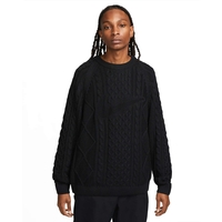 Nike SB Men&0s Cable Knit Sweater Black