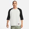 Nike SB Raglan Skate T-Shirt Grey Heather