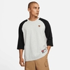 Nike SB Raglan Skate T-Shirt Grey Heather