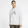 Nike SB Striped Skate Hoodie White