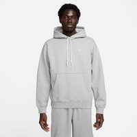 Nike Solo Swoosh Hoodie Grey Heather