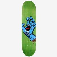 Santa Cruz Screaming Hand 8.8" Deck Green