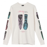 Stüssy Autumn Masks LS Tee natural