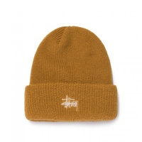 Stüssy Basic Cuff Beanie Mustard