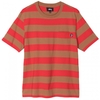 Stüssy Classic Stripe Crew Brown