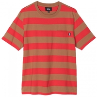 Stüssy Classic Stripe Crew Brown