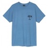 Stüssy Coat Of Arms Tee Blue