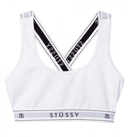 Stüssy Cross Back Crop White