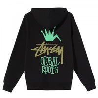 Stüssy Global Roots Hood Black