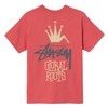 Stüssy Global Roots Tee pale red