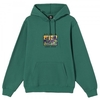 Stüssy Irises App. Hoodie Dark Green