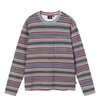 Stüssy Printed Multi Stripe LS Crew