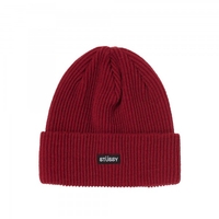 Stüssy Small Patch Watchcap Beanie cardinal