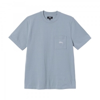 Stüssy Stock Logo SS Pocket Crew Slate