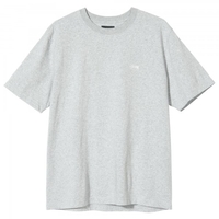 Stüssy Stock Logo S/SL Crew Grey Heather