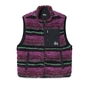 Stüssy Striped Sherpa Vest Grape