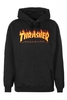 Thrasher Flame Logo Hoodie black