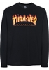 Thrasher Flame Logo Longsleeve Black