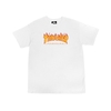 Thrasher Youth Flame Logo T-Shirt White