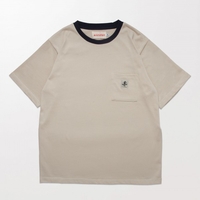 Victoria HK Boxy Ringer Work Tee Cream