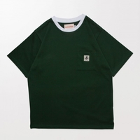 Victoria HK Boxy Ringer Work Tee Green