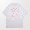 Victoria HK Queenhead Logo Tee White