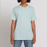 Volcom SOLID STONE EMB SS TEE Cool Blue