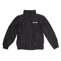 ZUPPORT Bar Logo Track Jacket Black
