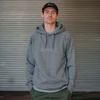 ZUPPORT stitched Tag Logo Hoody dark grey