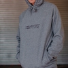 ZUPPORT stitched Tag Logo Hoody dark grey
