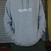 ZUPPORT stitched Tag Logo Hoody heather grey
