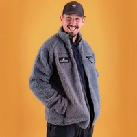 ZUPPORT Teddy Jacke grey