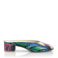 Block Heel Mules 16443