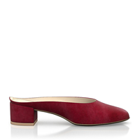 Block Heel Mules 6487