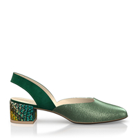 Block Heel Mules 6682