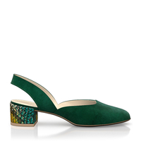 Block Heel Mules 8581