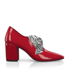 Block Heel Pointed Toe Schuhe 13742