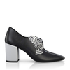Block Heel Pointed Toe Schuhe 14447