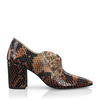 Block Heel Pointed Toe Schuhe 15157