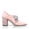 Block Heel Pointed Toe Schuhe 16413