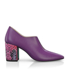 Block Heel Pointed Toe Schuhe 16464