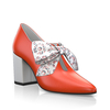 Block Heel Pointed Toe Schuhe 28610