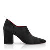 Block Heel Pointed Toe Schuhe 6498