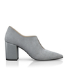 Block Heel Pointed Toe Schuhe 6502