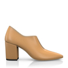 Block Heel Pointed Toe Schuhe 6525