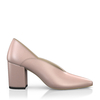 Block Heel Pointed Toe Schuhe 6535