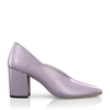 Block Heel Pointed Toe Schuhe 6537